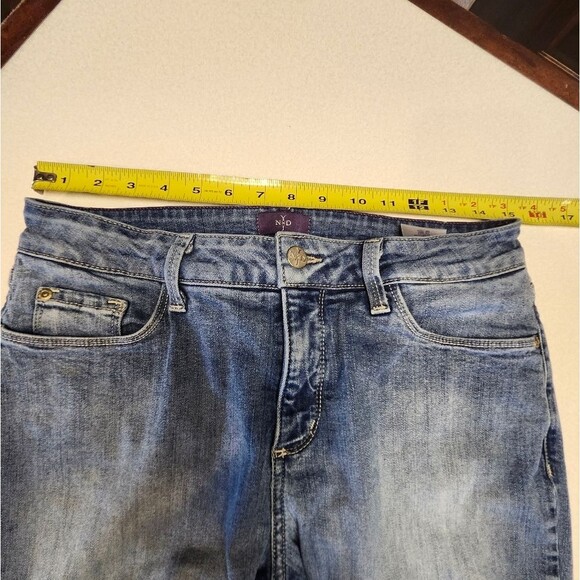 NYDJ (Not Your Daughter's Jeans) Patchwork Skinny Slim Ankle Jeans, 8 - Picture 13 of 13